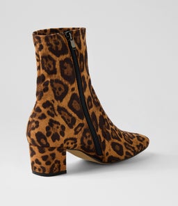 HARTFUL DJ LEOPARD STRETCH MICROSUEDE