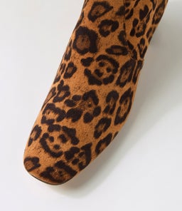 HARTFUL DJ LEOPARD STRETCH MICROSUEDE