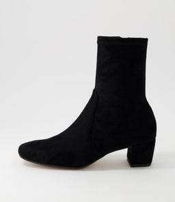 HARTFUL DJ BLACK STRETCH MICROSUEDE
