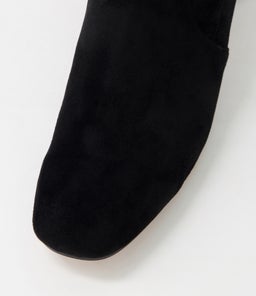 HARTFUL DJ BLACK STRETCH MICROSUEDE
