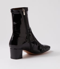 HARTFUL DJ BLACK STRETCH PATENT PU