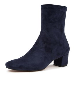HARTFUL DJ NAVY STRETCH MICROSUEDE