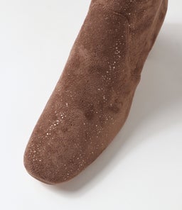 HARTFUL DJ TAUPE SPARKLE STRETCH MICROSUEDE