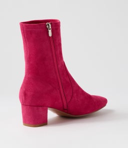HARTFUL DJ HOT PINK STRETCH MICROSUEDE