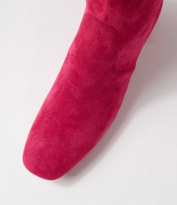 HARTFUL DJ HOT PINK STRETCH MICROSUEDE