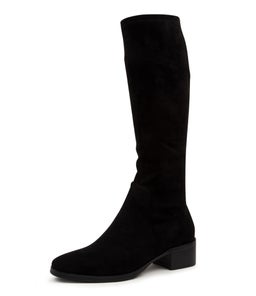 TIMOTHIE DJ BLACK STRETCH MICROSUEDE