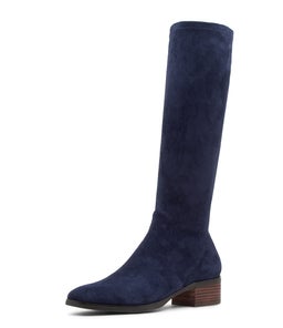 TIMOTHIE DJ NAVY STRETCH MICROSUEDE
