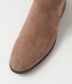 TIMOTHIE DJ DK TAUPE STRETCH MICROSUEDE