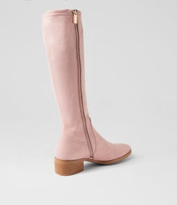 TIMOTHIE DJ PALE PINK STRETCH MICROSUEDE