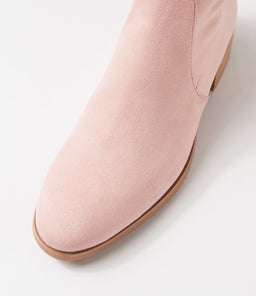 TIMOTHIE DJ PALE PINK STRETCH MICROSUEDE