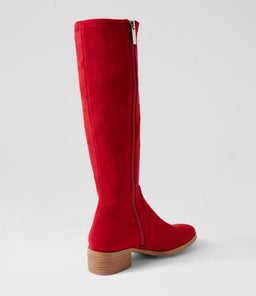 TIMOTHIE DJ RED STRETCH MICROSUEDE