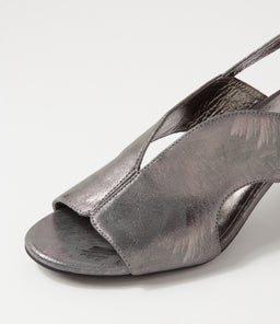 CILLA DJ PEWTER SCRATCH LEATHER