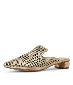 FLAN DJ OLD GOLD SCRATCH LEATHER