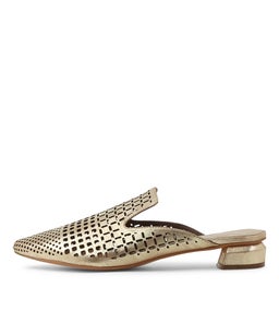 FLAN DJ OLD GOLD SCRATCH LEATHER