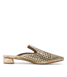 FLAN DJ OLD GOLD SCRATCH LEATHER