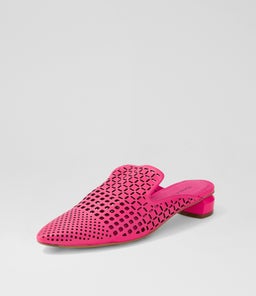 FLAN DJ HOT PINK LEATHER