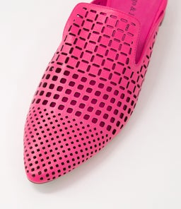 FLAN DJ HOT PINK LEATHER