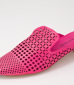 FLAN DJ HOT PINK LEATHER