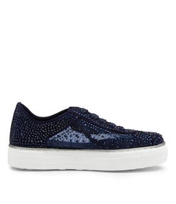 FLIP DJ NAVY SUEDE MESH