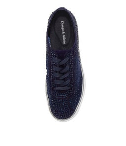 FLIP DJ NAVY SUEDE MESH