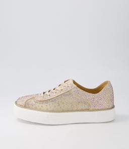 FLIP DJ OLD GOLD SHIMMER LEATHER MESH