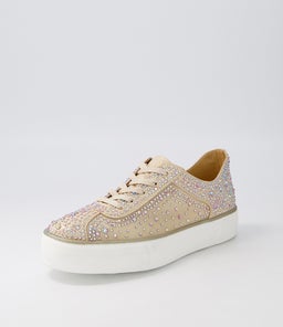 FLIP DJ OLD GOLD SHIMMER LEATHER MESH