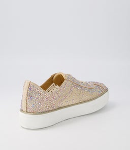 FLIP DJ OLD GOLD SHIMMER LEATHER MESH
