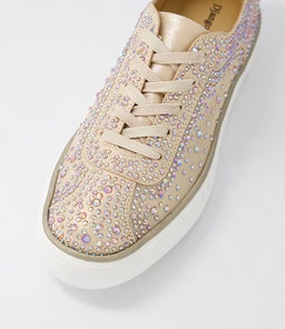 FLIP DJ OLD GOLD SHIMMER LEATHER MESH