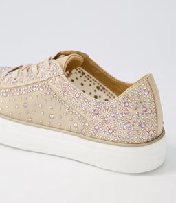 FLIP DJ OLD GOLD SHIMMER LEATHER MESH