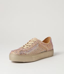 FLIP DJ OLD GOLD OLD GOLD SOLE SHIMMER LEATHER MESH