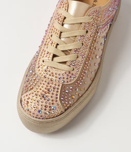 FLIP DJ OLD GOLD OLD GOLD SOLE SHIMMER LEATHER MESH