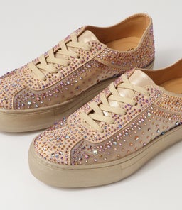 FLIP DJ OLD GOLD OLD GOLD SOLE SHIMMER LEATHER MESH