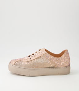 FLIP DJ ROSE GOLD ROSE GOLD SOLE SHIMMER LEATHER MESH