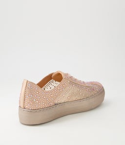 FLIP DJ ROSE GOLD ROSE GOLD SOLE SHIMMER LEATHER MESH