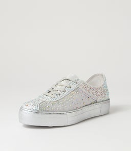 FLIP DJ SILVER SILVER SOLE SHIMMER LEATHER MESH