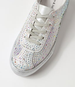 FLIP DJ SILVER SILVER SOLE SHIMMER LEATHER MESH