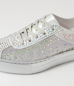 FLIP DJ SILVER SILVER SOLE SHIMMER LEATHER MESH