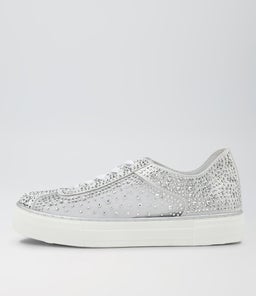 FLIP DJ SILVER SHIMMER LEATHER MESH