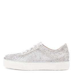 FLIP DJ WHITE SHIMMER LEATHER MESH