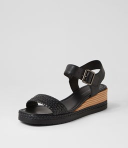 IMARI DJ BLACK WEAVE LEATHER