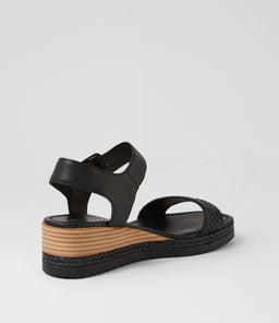 IMARI DJ BLACK WEAVE LEATHER