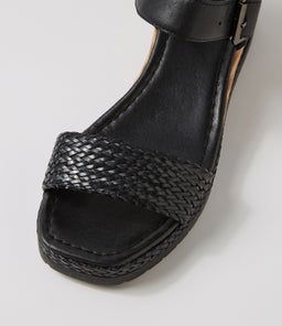 IMARI DJ BLACK WEAVE LEATHER