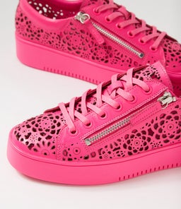 LEITHA DJ HOT PINK HOT PINK SOLE LEATHER