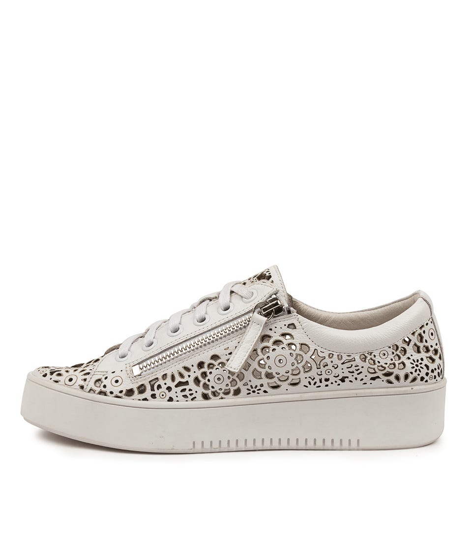 Buy Django & Juliette Leitha Dj White Sole Sneakers online with free shipping