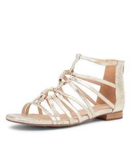 PRATIK DJ PALE GOLD CRACKLE LEATHER