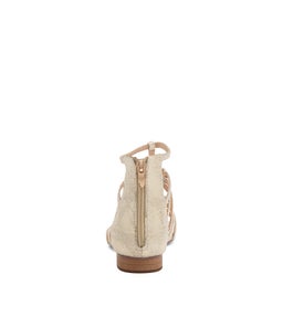 PRATIK DJ PALE GOLD CRACKLE LEATHER