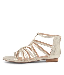 PRATIK DJ PALE GOLD CRACKLE LEATHER