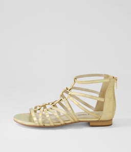 PRATIK DJ GOLD PETROL SHRUNKEN LEATHER