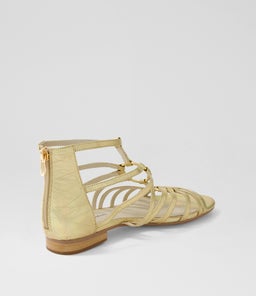 PRATIK DJ GOLD PETROL SHRUNKEN LEATHER