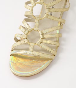 PRATIK DJ GOLD PETROL SHRUNKEN LEATHER